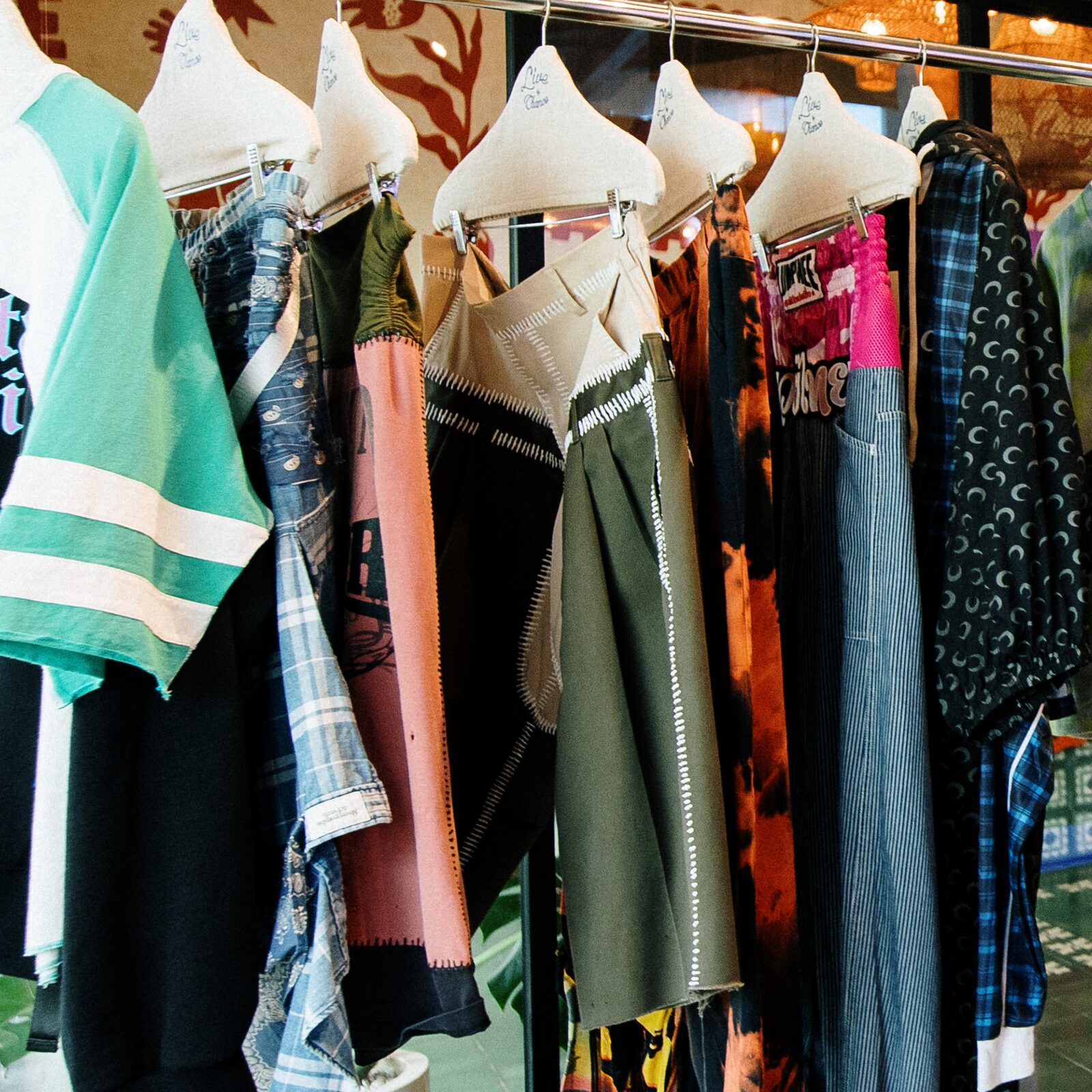 Curated independent Indonesian fashion on the rack at Live byChance, Mata Berawa, Berawa, Canggu